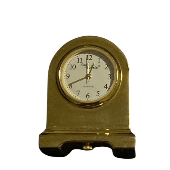 Sergio Valente Mini Tabletop Clock - Picture 1 of 5